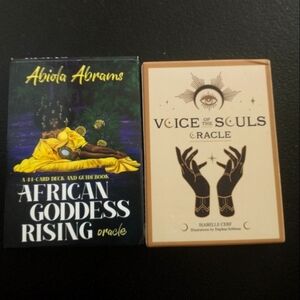 African Goddess Rising + Voice of the Souls Oracle cards